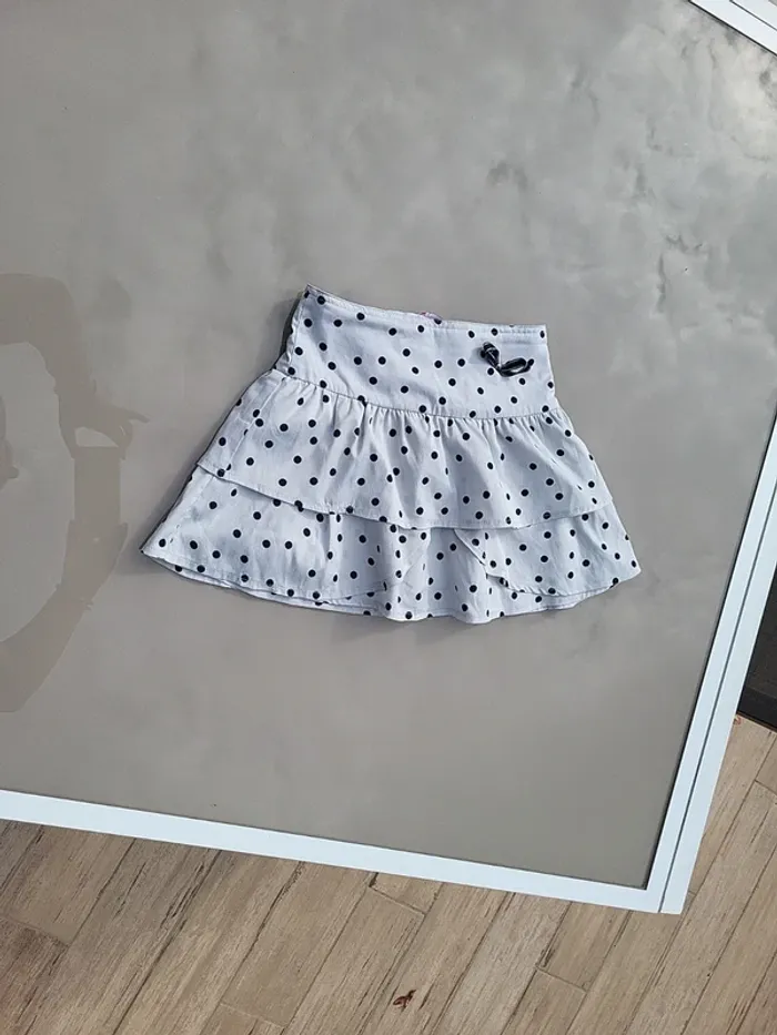 Jupe à pois dpam 6 ans