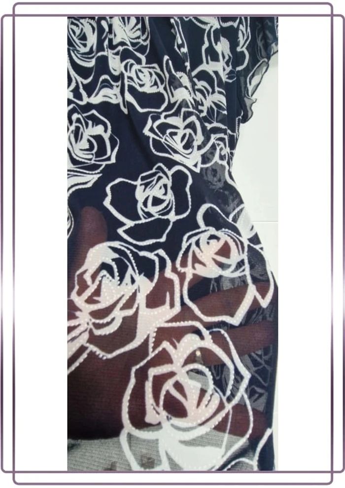 Jolie blouse en voile avec doublure - photo numéro 3