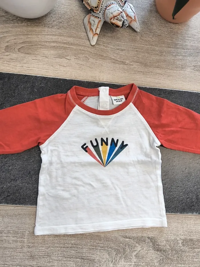 Tee-shirt garçon ml 6 mois Tao - photo numéro 2