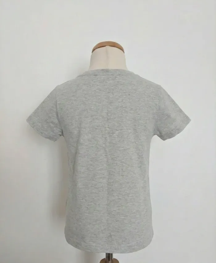 T-shirt Disney Mickey Mouse Gris - 5 Ans (110 cm) - Taché / Pour jouer - photo numéro 2