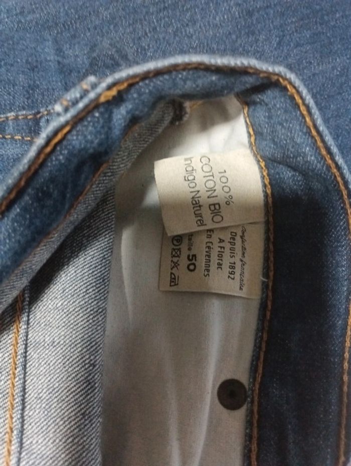 Pantalon jeans homme Tuffery made in France taille 50 coupe droite - photo numéro 8
