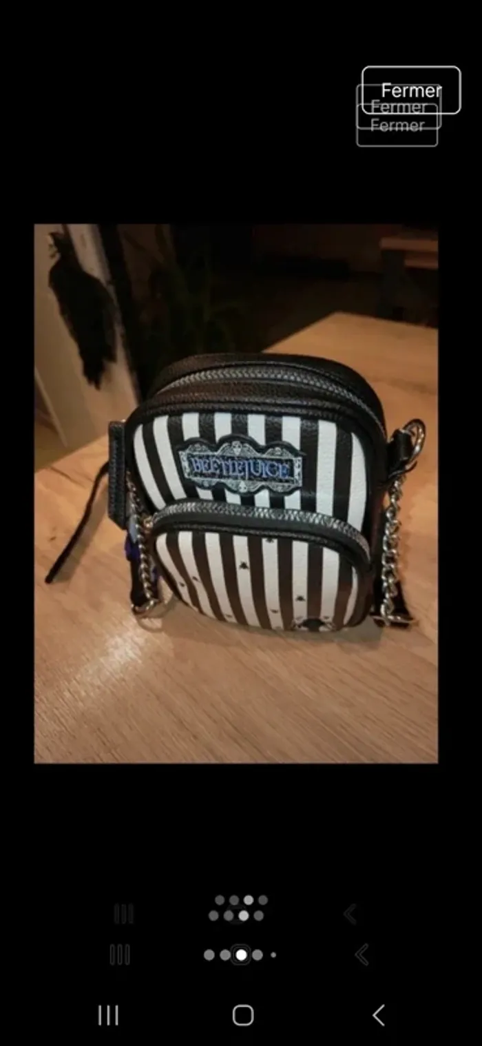 Petite sacoche beetlejuice - photo numéro 3