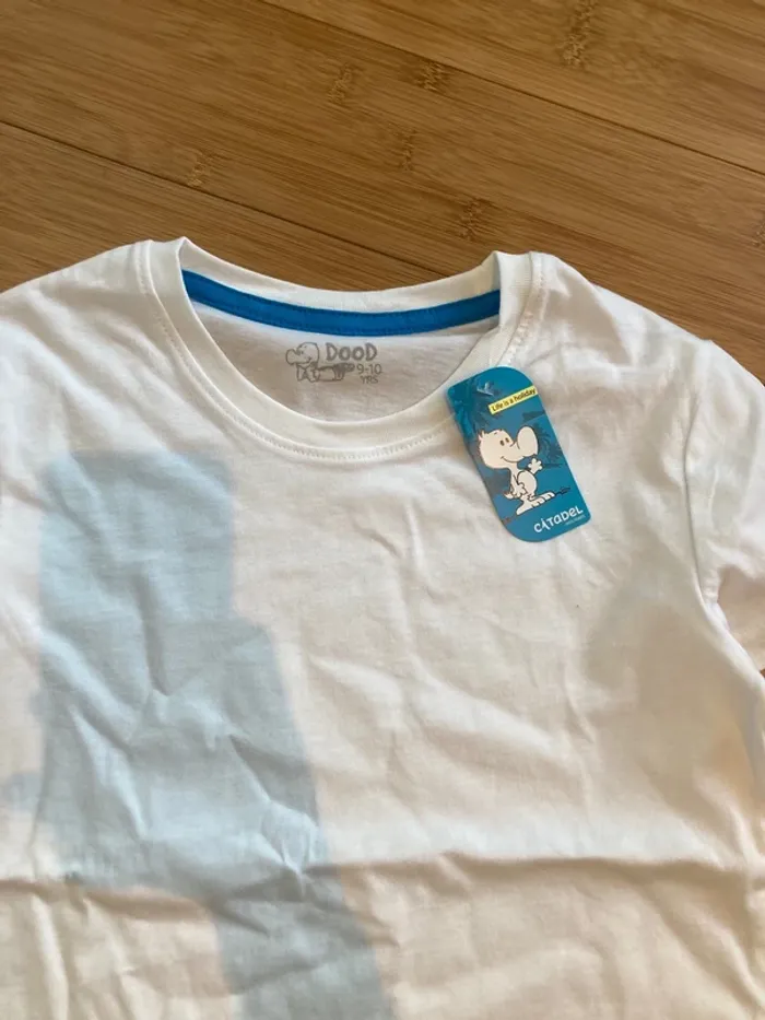 8 ans - T-shirt manches courtes  - neuf - inscription Ti balad en Trottinette - photo numéro 2