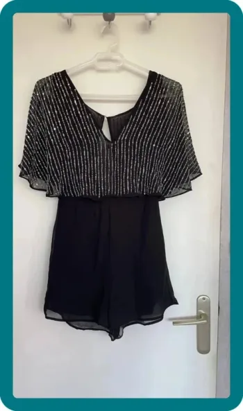 Combishort noir