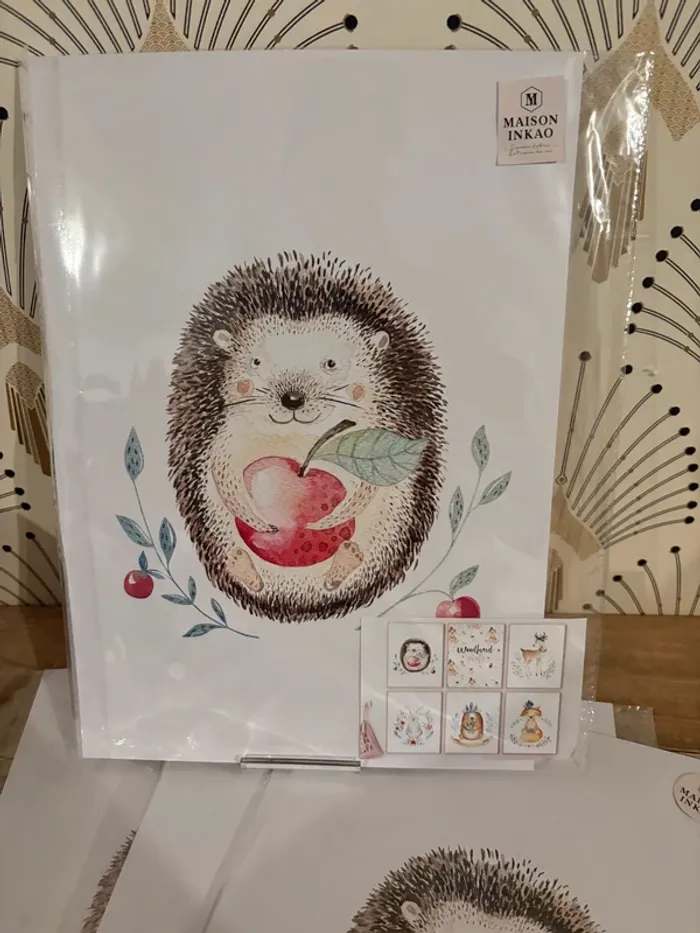 Affiches “Woodland Party” pour chambre enfant