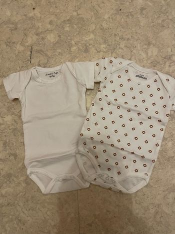 Lot 2 bodies manche courte