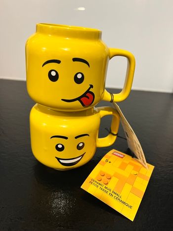 Lot de 2 tasses LEGO 255 ml Silly & Happy Boy