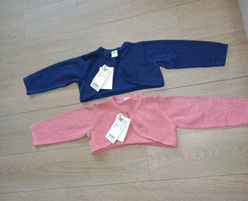 Lot de 2 gilets neuf 12 mois