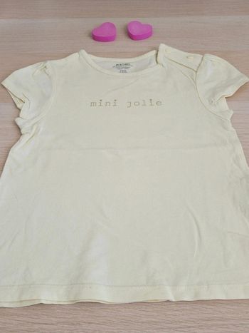 T shirt manches courtes kiabi 24 mois