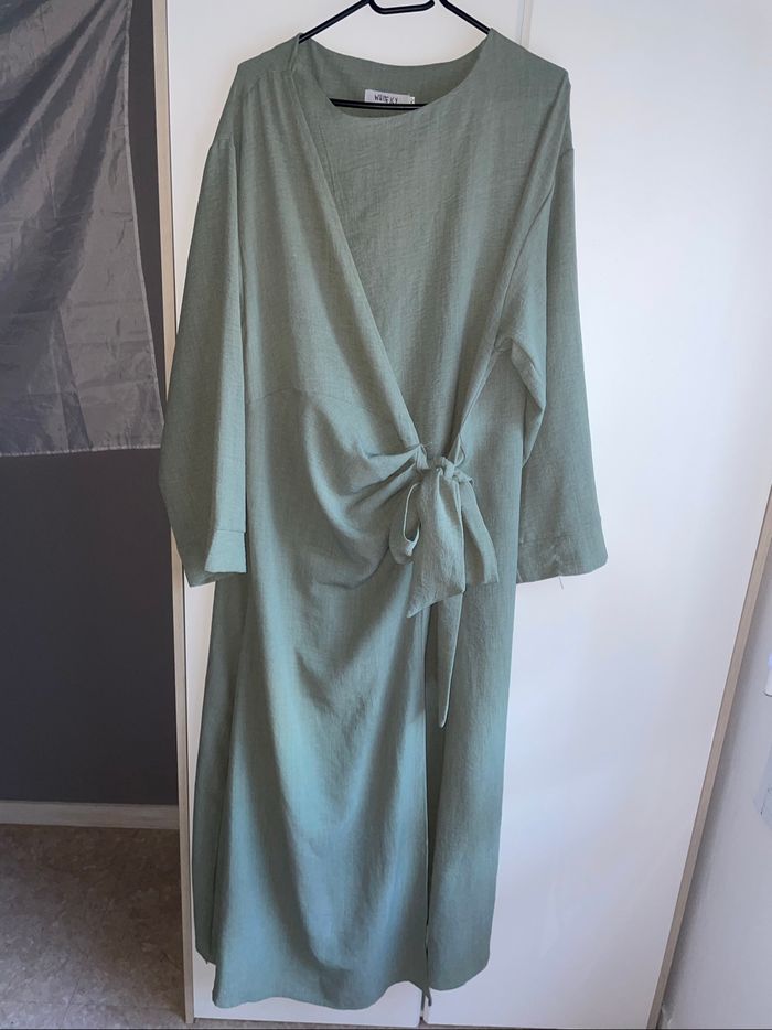 robe kimono vert