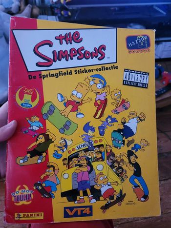 RARE Grand Album Panini Simpsons collection collector 1999 neerlandais