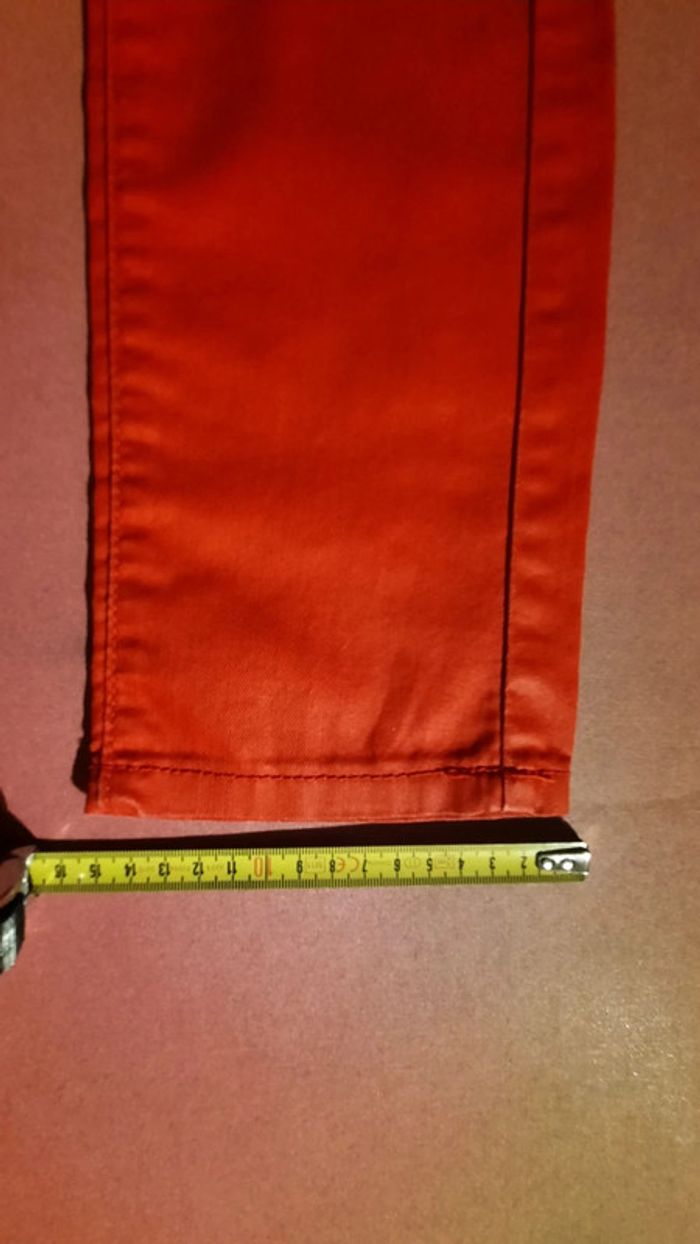 Pantalon rouge taille 34 - photo numéro 5