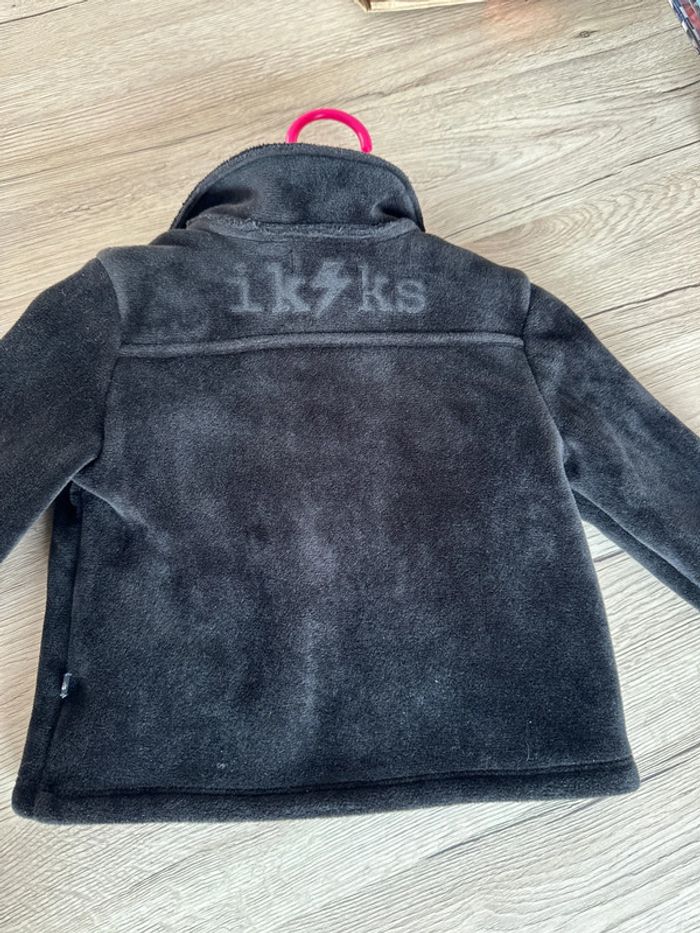 Cardigan noir velours esprit motard ikks 18 mois - photo numéro 9
