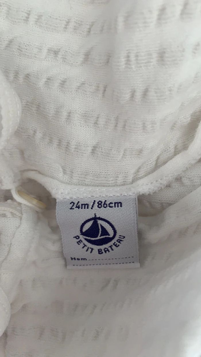 Body àcolerette Petit Bateau taille 24 mois 86 cm - photo numéro 4