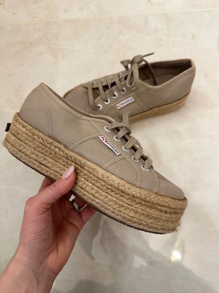 Superga plate-forme espadrilles 2790 🧸