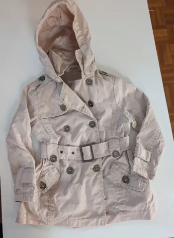 Trench manteau beige Okaïdi fille 3 ans