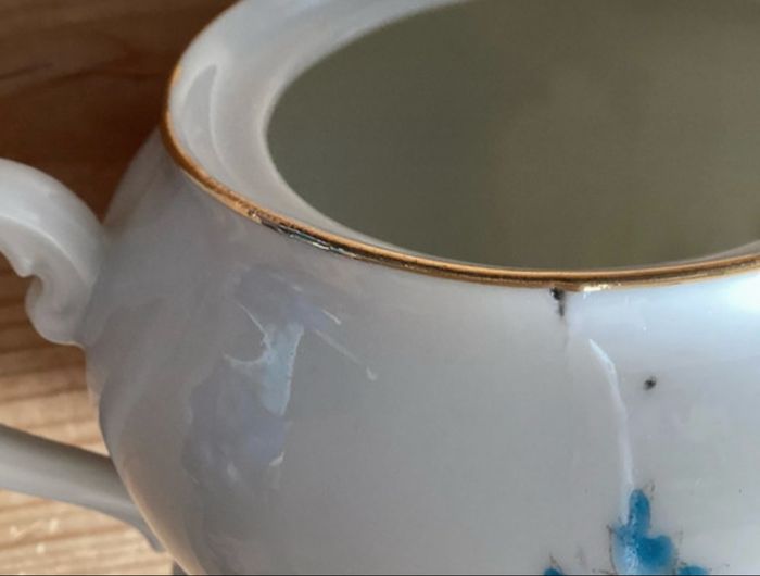 Sucrier porcelaine de Limoges  Hauteur - photo numéro 9