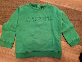 Pull Le bonheur me va si bien - kiabi 24 mois