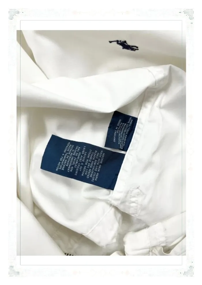 Veste Harrington Ralph Lauren blanche homme taille S coton capuche - photo numéro 7