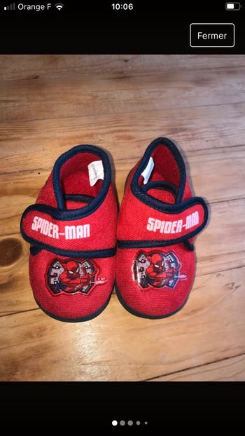 Chaussons spider man