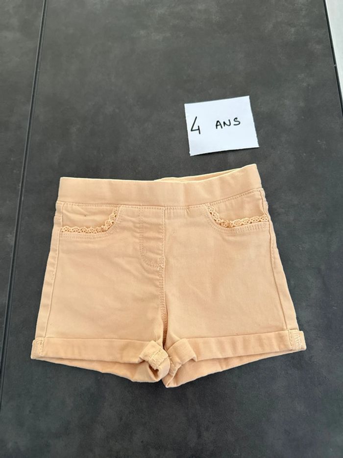 Short jean orange
