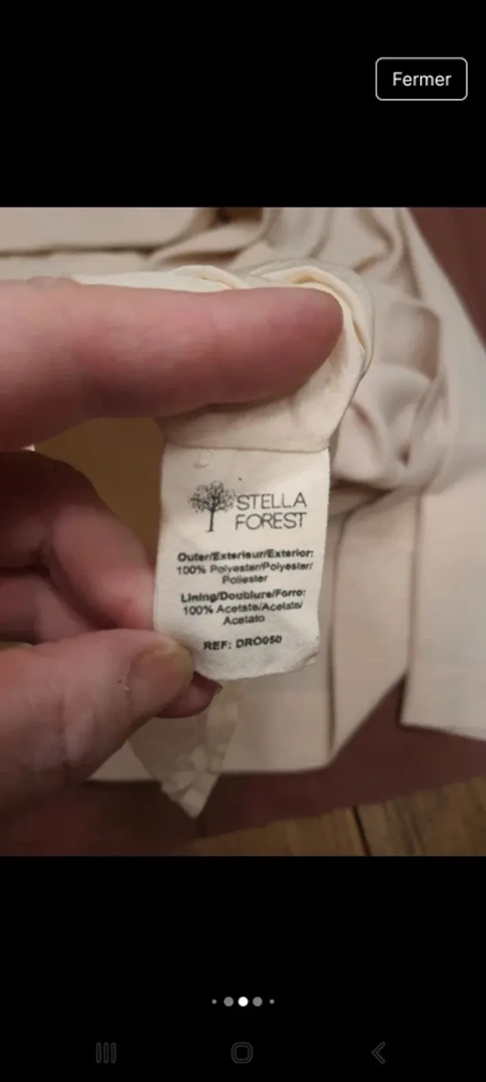 Jolie Robe couleur crème Stella Forest taille 40 - photo numéro 8