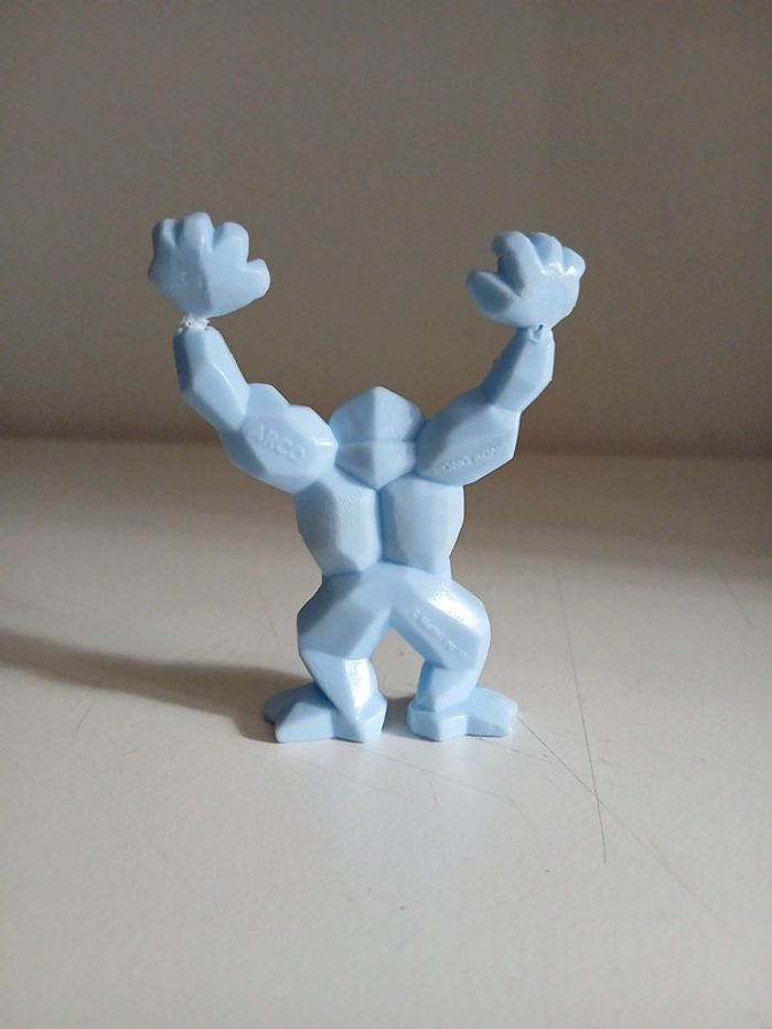 Figurine Arco 1987 mad scientist rare blue rock allien - photo numéro 2