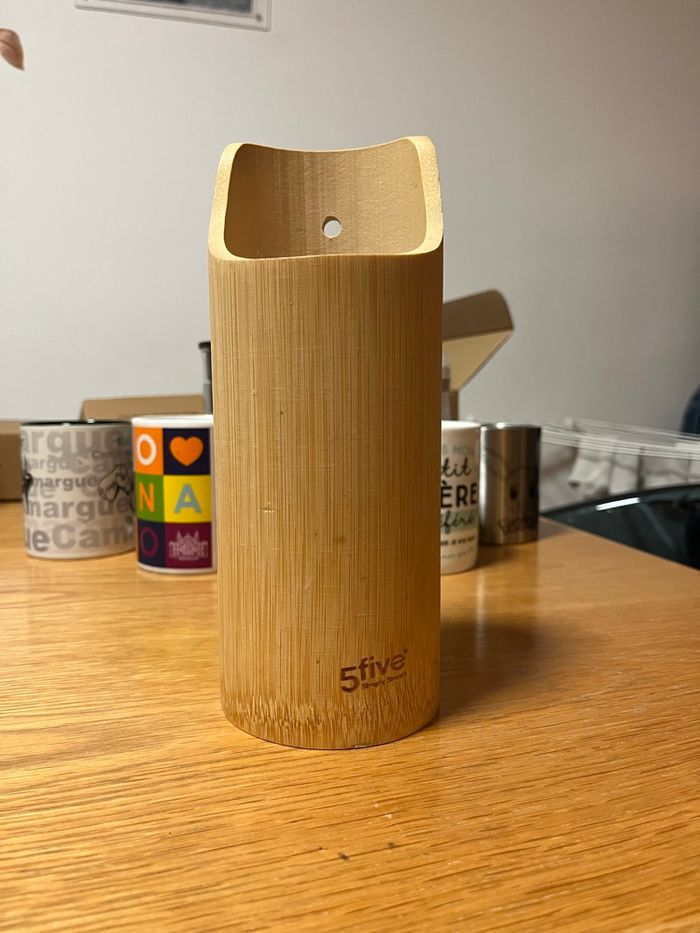 Lot Cuisine : Bols Bambou, Dessous de verres, Pot à ustensiles - photo numéro 5