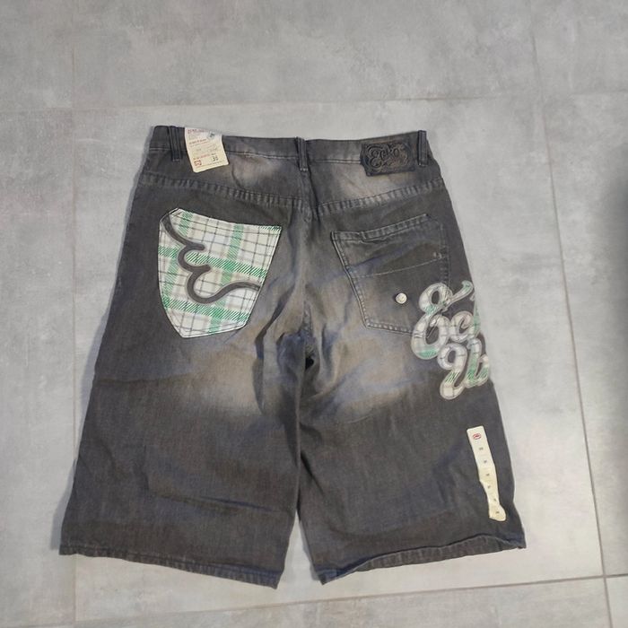 Bermudas large baggy short hip-hop vinatgeb2000 y2k streetwear Ecko taille us36 47 fr - photo numéro 2