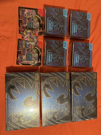 [Neuf/scellé] Pokémon - Lot 3 UPC Dracaufeu, 4 ETB, 1 bundle, 2 tripack ME02
