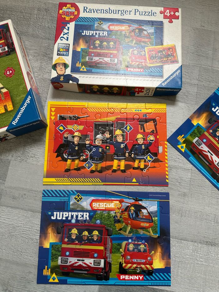 Lot labyrinthe junior + 2 puzzles Sam le pompier - photo numéro 4