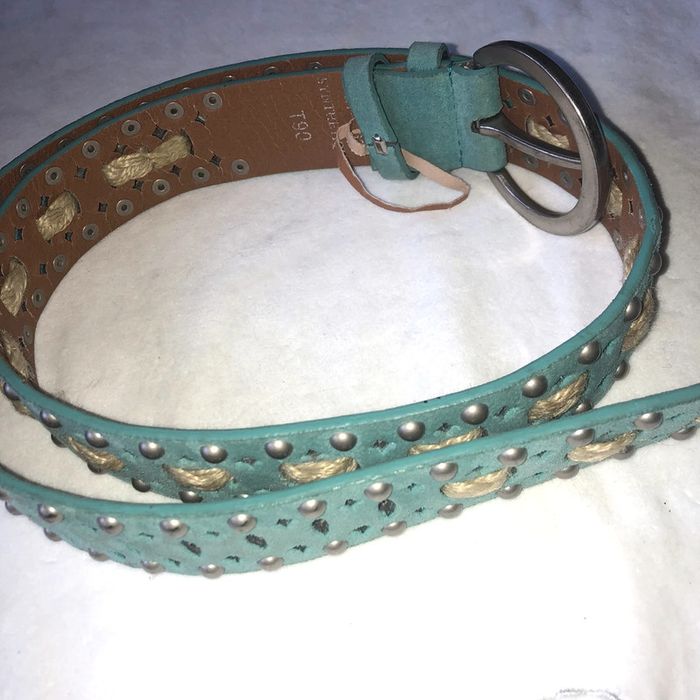 Ceinture turquoise 90