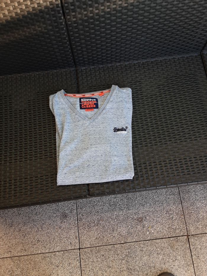 Tee shirt manche courte marque superdry taille m - photo numéro 4