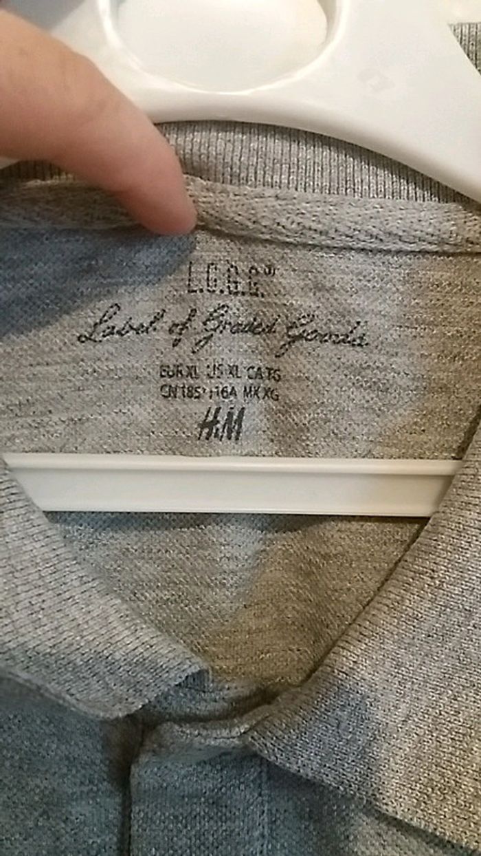 polo gris - photo numéro 3