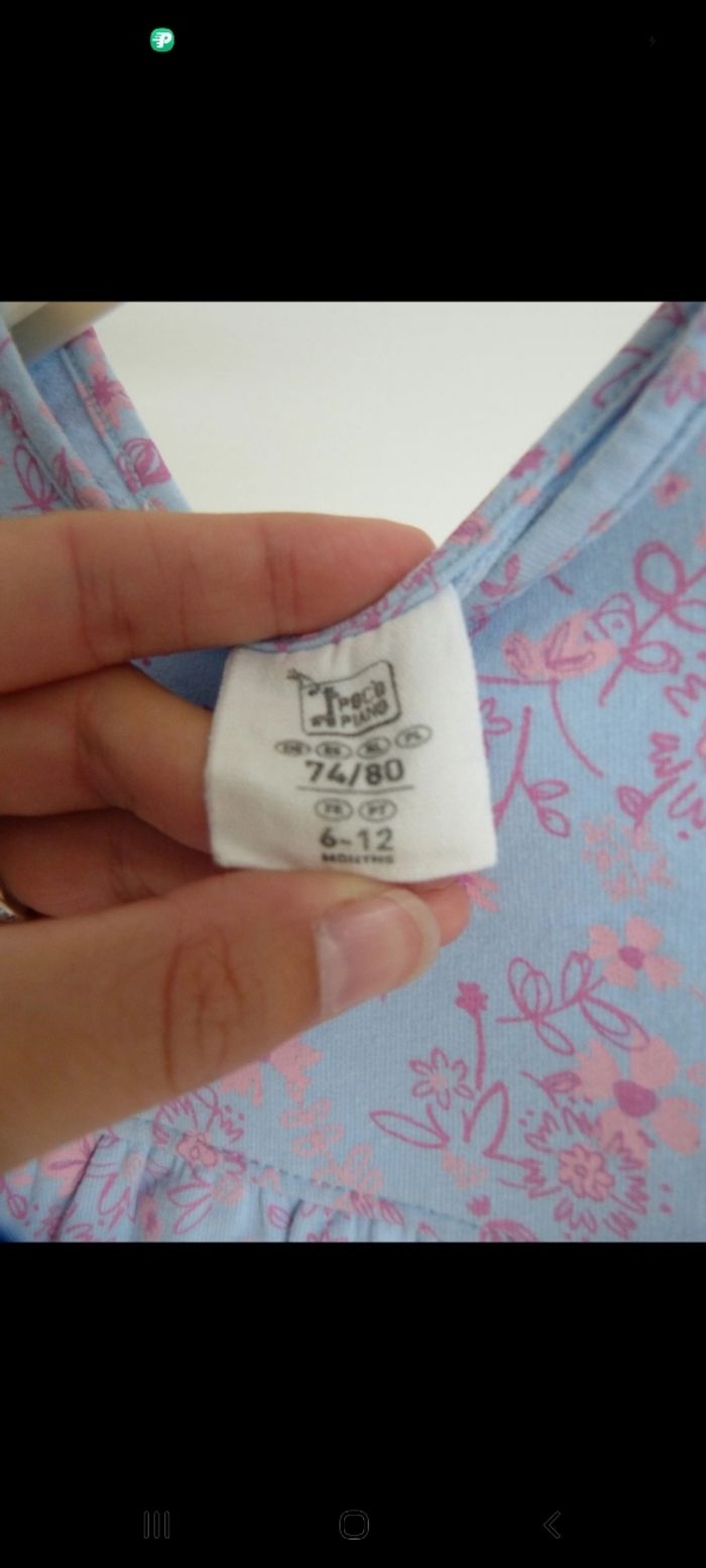 Robe bleu et blanche - photo numéro 3