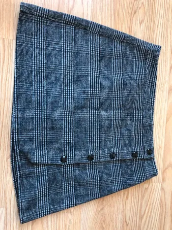 Jupe écossaise taille haute