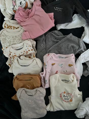 17 boddies bébé fille 