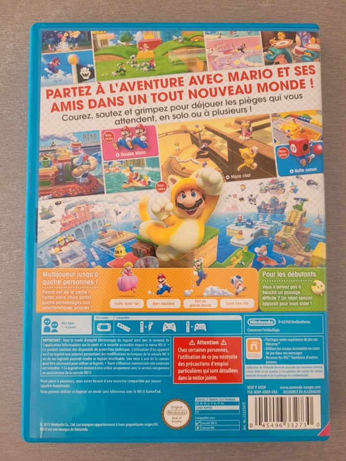 Jeux vidéo wii U super mario 3D world - photo numéro 2
