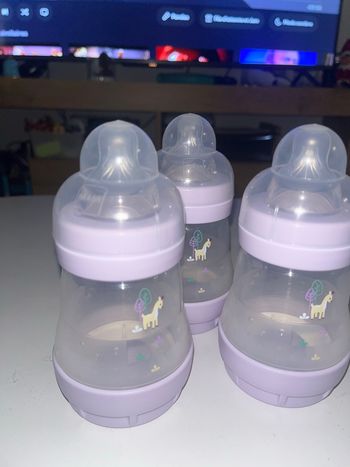 Mam biberon violet