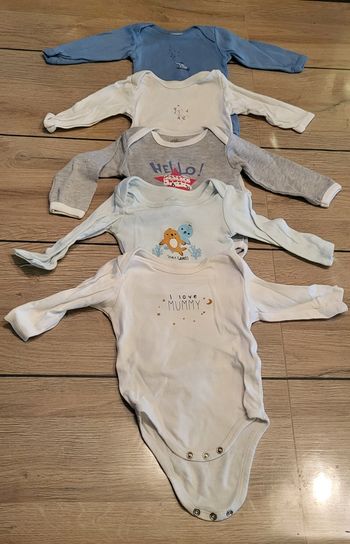 Lot de bodies manches longues