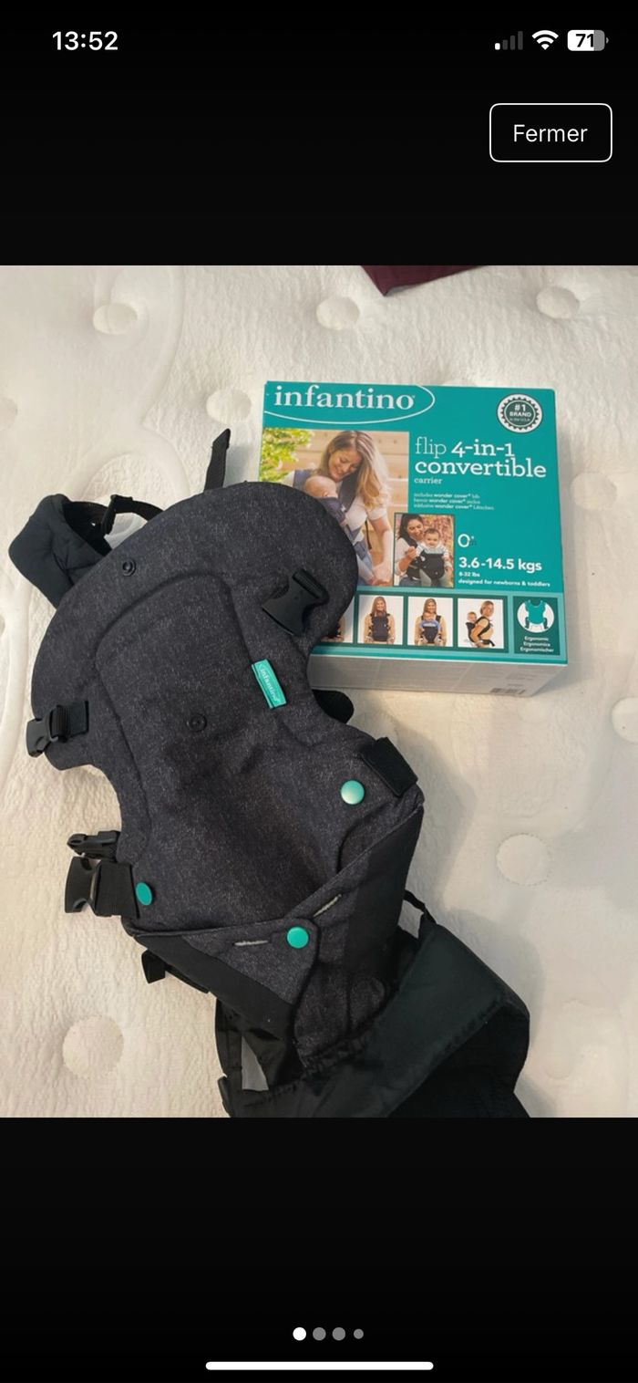 Porte bébé peu utilisé excellent état