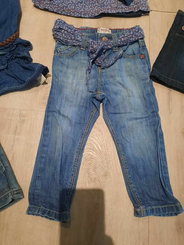 Llt ensemble jean 18 mois jupe robe ensemble - photo numéro 6