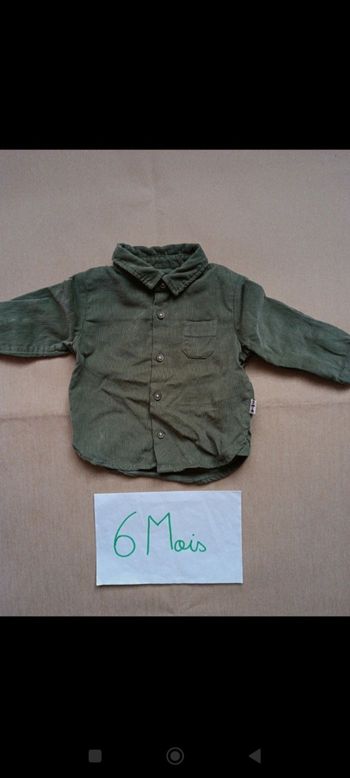 Chemise ML 6 mois