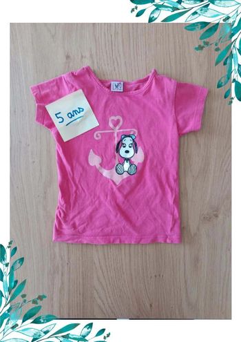 Tee-shirt fille 5 ans Snoopy