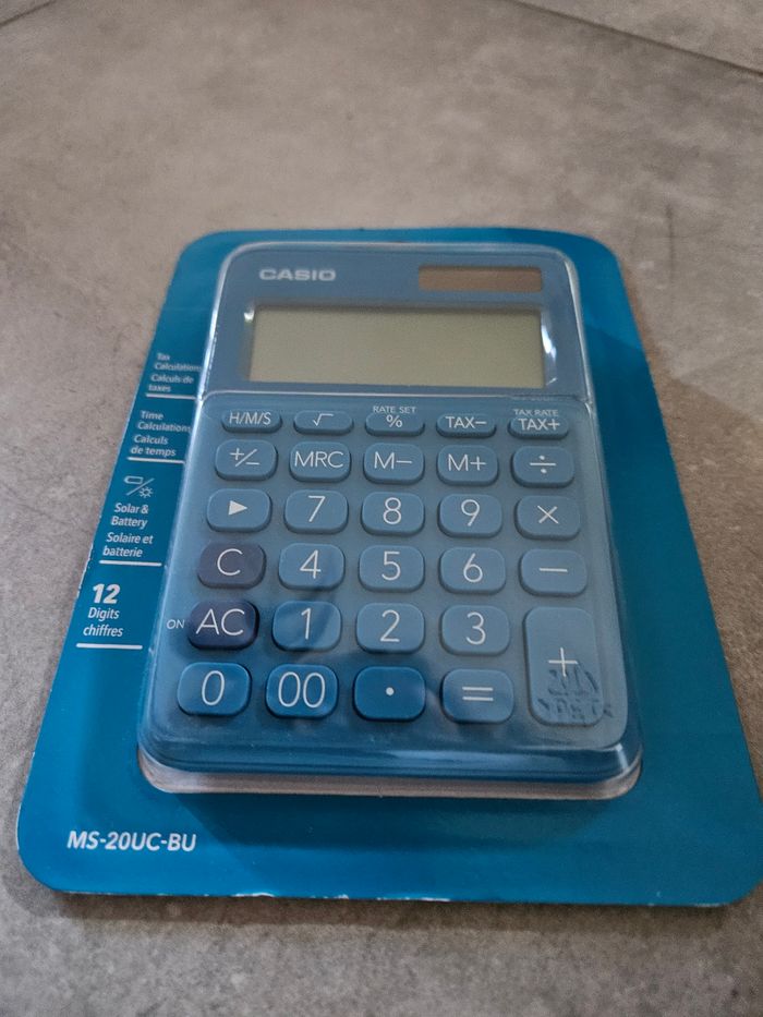 Calculatrice Casio MS-20UC-BU neuve