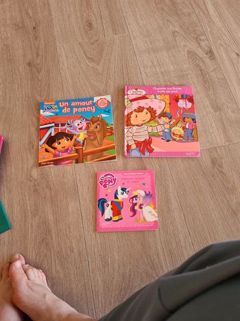 Lot dora little pony Charlotte aux fraises