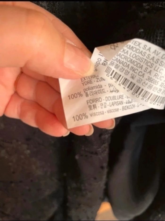 Robe zara noir dentelle édition limitée Zara collection taille L - photo numéro 10