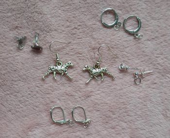 Boucles d'oreilles chien dalmatien
