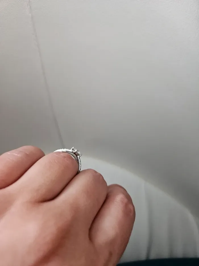 Bague argent oxyde de zirconium t52 - photo numéro 2