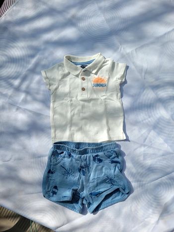 Ensemble 6 mois été garçon